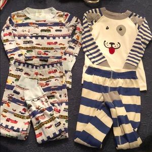 5 Pairs Hanna Andersson Boys’ Pajamas 100cm/4T